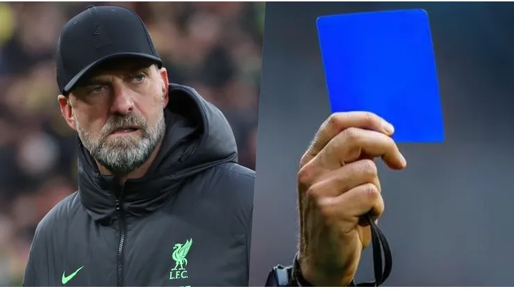 Klopp no está ni ahí con esta nueva tarjeta azul.