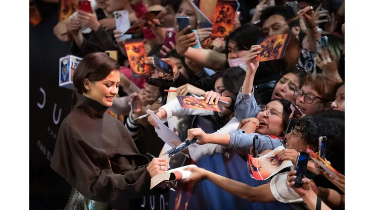 Se vuelve viral reacción de Zendaya en premier de Dune 2
