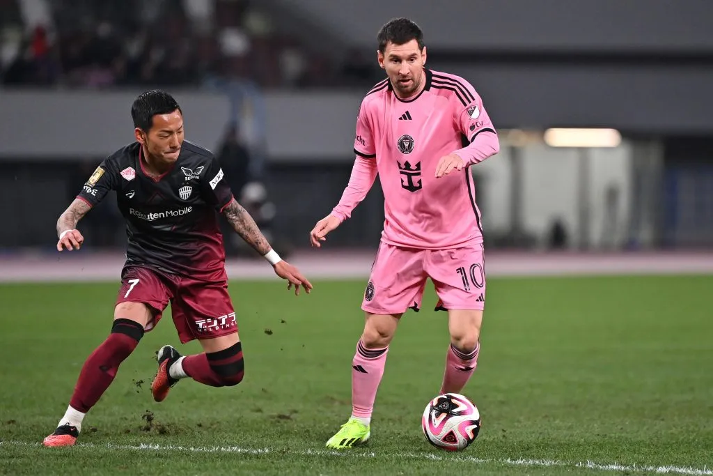 Lionel Messi y sus compañeros del Inter Miami han vivido una exigente pretemporada producto de varios viajes. | Foto: Getty Images.