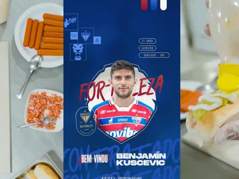 "Hot-dog chileno": genial presentación a Kuscevic en Brasil