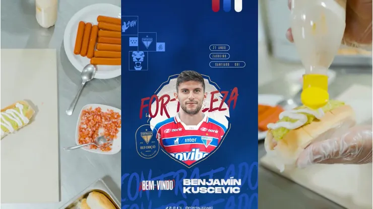 El nuevo equipo de Benjamín Kuscevic invitó a varios de sus trabajadores a probar el "hot-dog chileno".