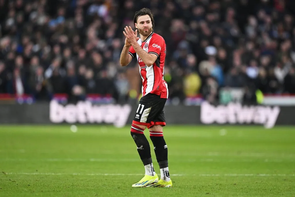 Ben Brereton ha recibido muchos aplausos en el Sheffield United. (Michael Regan/Getty Images).