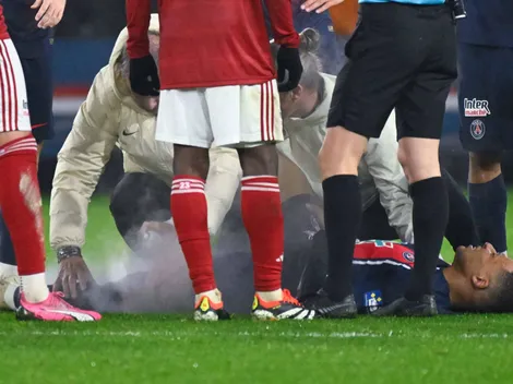 ¡Carnicero! Casi le corta el pie a Kylian Mbappé