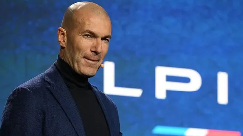 Zinedine Zidane apareció en la presentación de Alpine para competir la F1 2024. Es embajador del equipo desde 2023.