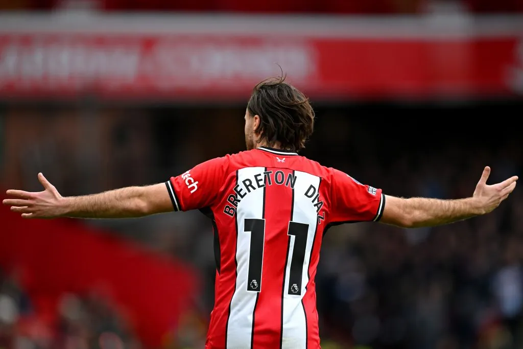 Brereton celebrando su gol frente a West Ham (Getty Images)