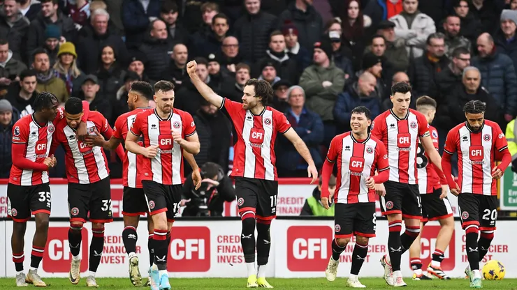 Big Ben celebrando su gol frente a West Ham