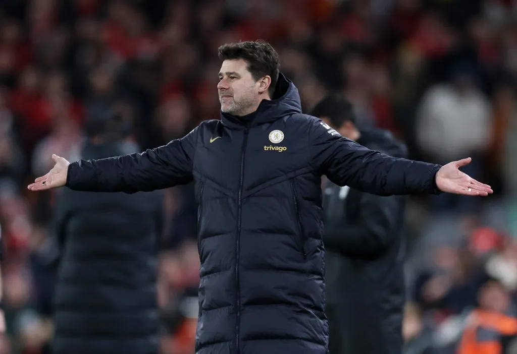 Pochettino ha sido incapaz de levantar a Chelsea en Inglaterra. | Foto: Getty Images.