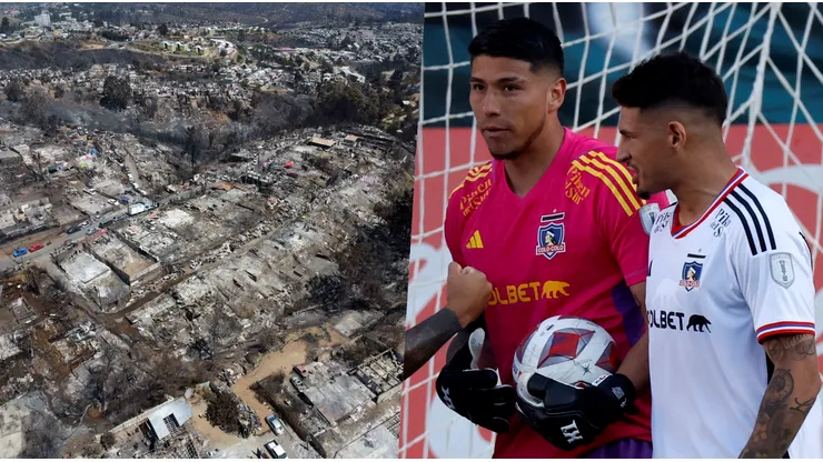 Ambos jugadores de Colo Colo fueron en ayuda de los más necesitados en Viña.