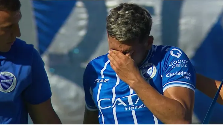 Hernán López Muñoz sufre lesión de importancia en duelo con Godoy Cruz.
