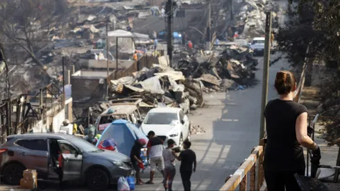 Damnificados por los incendios