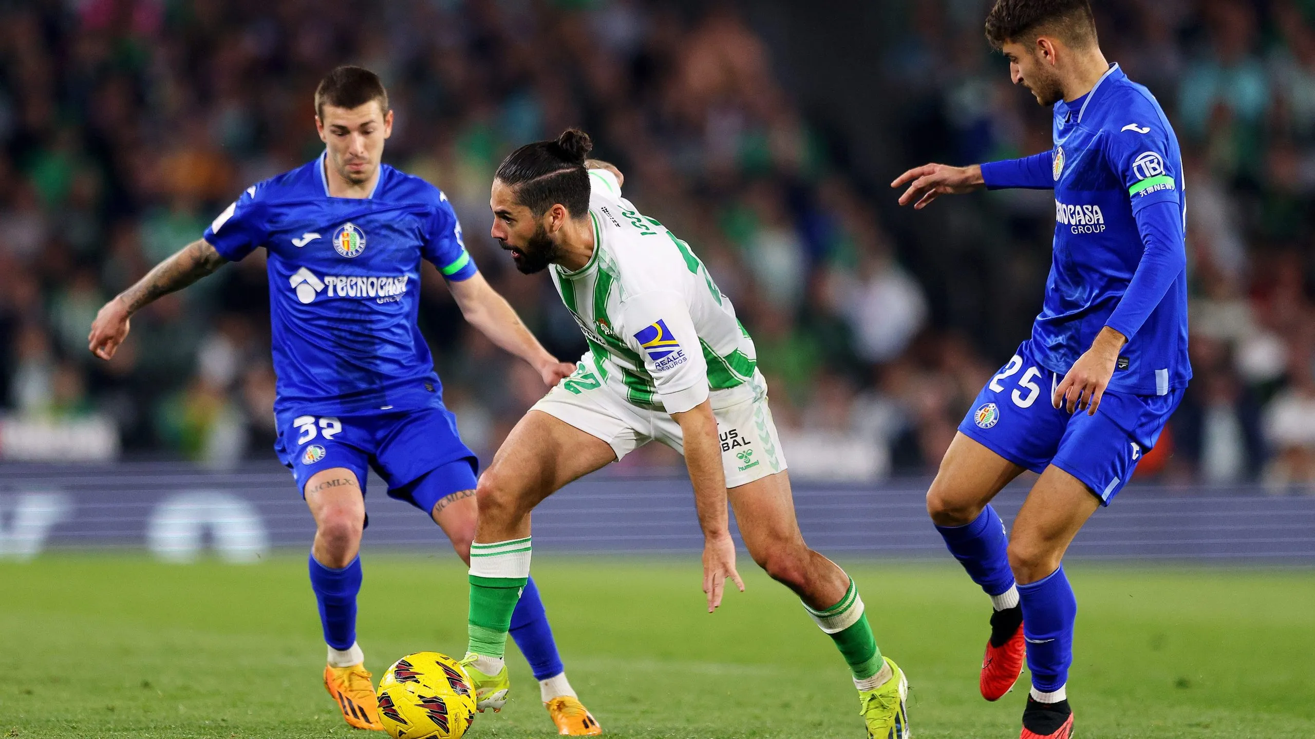 Isco jugando contra Getafe, minutos antes de lesionarse (Getty Images)