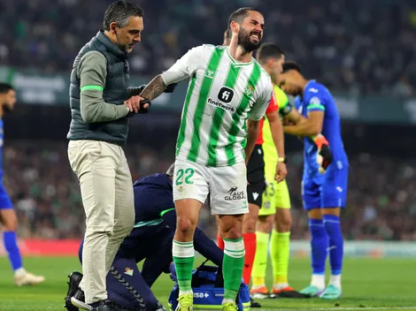 Pellegrini sufre: grave lesión de Isco en el Betis