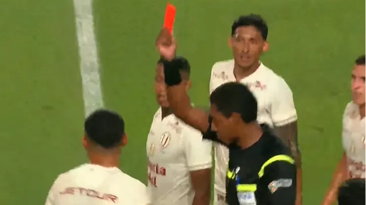 Rodrigo Ureña vio la tarjeta roja en la segunda fecha del Torneo Apertura en Perú.