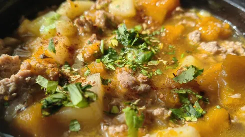 Receta de carbonada paso a paso.