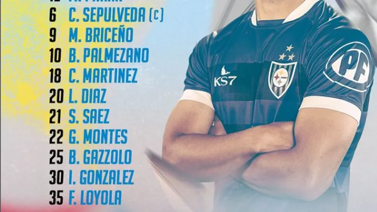 La alineación de Huachipato para medirse a la U.