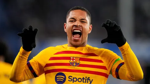 ¡Roar! Vitor Roque le dio el gol del triunfo al Barcelona.