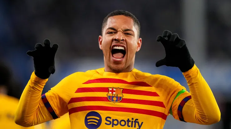 ¡Roar! Vitor Roque le dio el gol del triunfo al Barcelona.