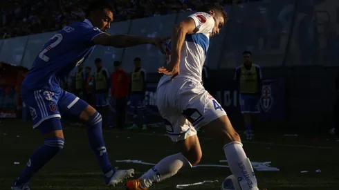 Diego Ossa jugando la Copa Chile 2022, ante Universidad de Chile.