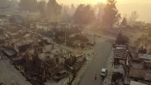 Incendios en la zona centro sur del país