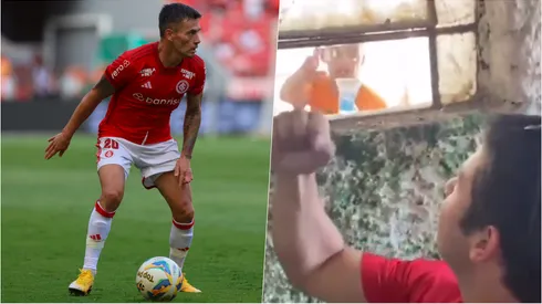 Charles Aránguiz vivió un particular momento en Brasil.