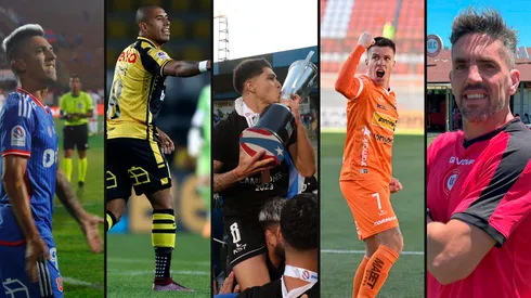 Extranjeros en Chile: Fernández, Glaby, Montes, Insaurralde y Hauche.