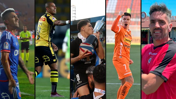 Extranjeros en Chile: Fernández, Glaby, Montes, Insaurralde y Hauche.