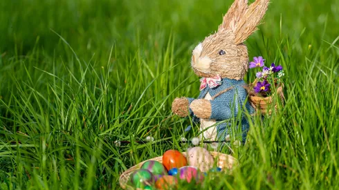 Canasta para huevos de pascua