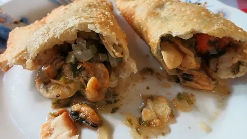Receta empanadas de mariscos.