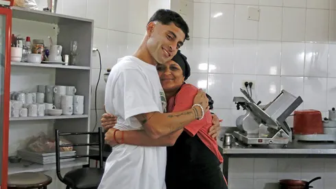 Javier Altamirano volvió a las dependencias de su equipo.