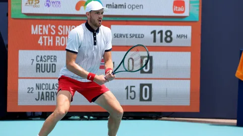 Nicolás Jarry llegó a los cuartos de final en Miami.