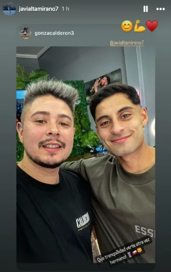 Altamirano recibió el cariño en redes sociales.