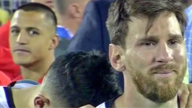 Chile tuvo una inesperada aparición en la celebración de Lionel Messi.