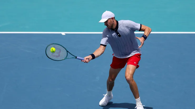 Nicolás Jarry pisa fuerte en el Masters 1000 de Miami. Foto: Getty