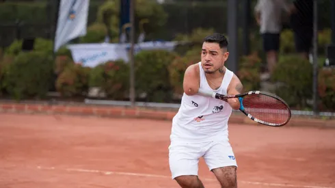 Nicolás Basaez mostrando su talento.