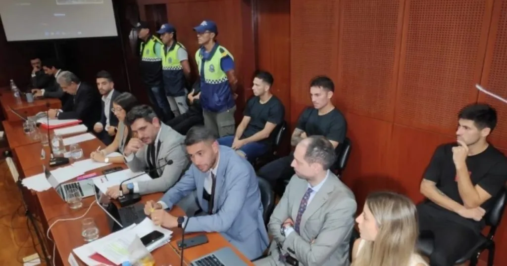 Los jugadores de Vélez Sarsfield en la audiencia ante la justicia argentina. | Foto: Archivo.