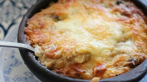 Receta de chupe de mariscos.