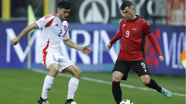 Gabriel Suazo fue titular en la victoria de la Roja ante Albania.