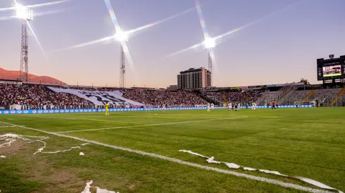El estadio Monumental tuvo varios trabajos en su cancha luego del mal estado en que se vio en el inicio de la temporada.