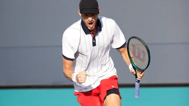 Jarry celebra su triunfo en el Masters 1000 de Miami