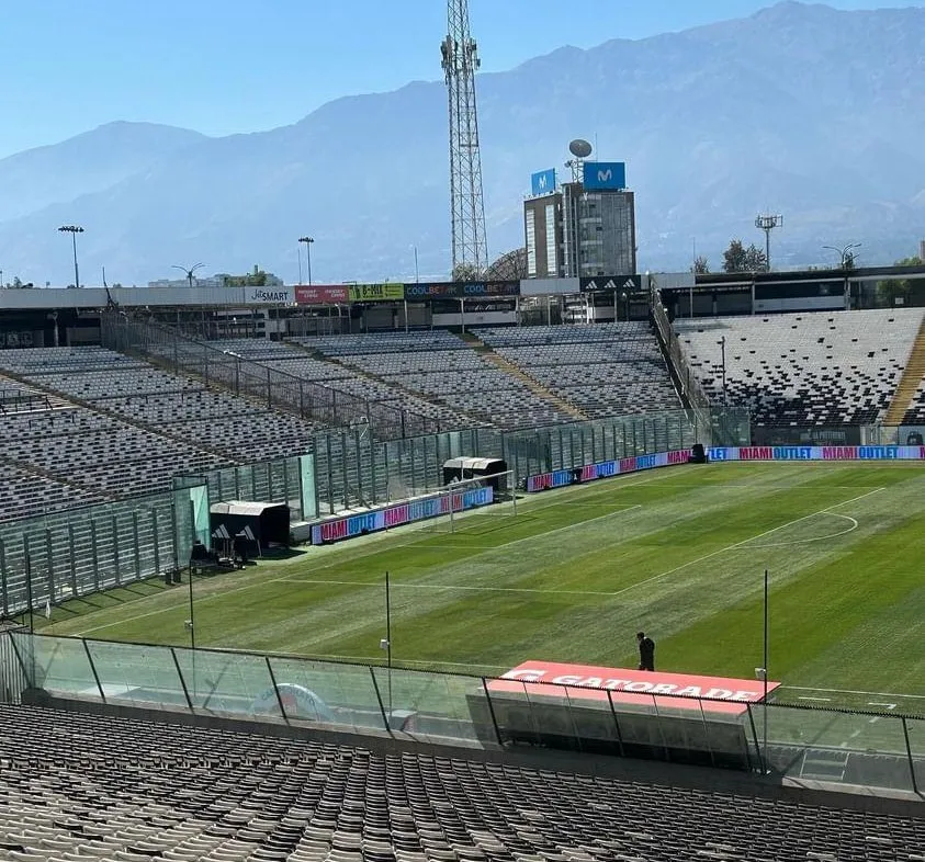Así luce la cancha del Monumental. Foto: Cristian Alvarado