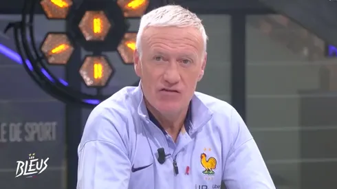 Deschamps fue invitado al programa Téléfoot.