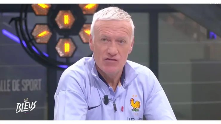 Deschamps fue invitado al programa Téléfoot.