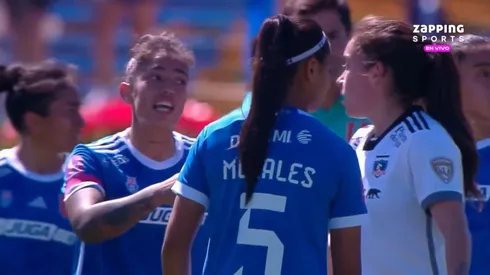 Fuerte cruce sobre el final del Superclásico Femenino