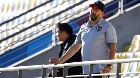 Pablo Vitamina Sánchez tuvo que terminar de ver el duelo desde la tribuna.