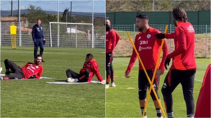 Ben Brereton bromeó con sus compañeros en la Selección.