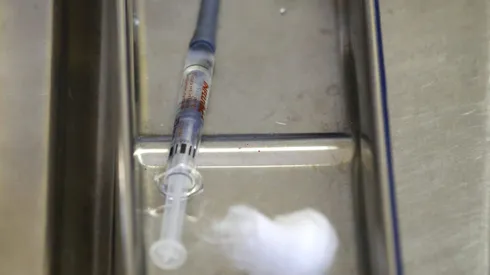 Valparaiso, 21 de marzo de 2024. Lanzamiento de la campana de vacunacion contra la influenza en Valparaiso en el Cesfam Jean Marie Thierry Sebastian Cisternas/Aton Chile