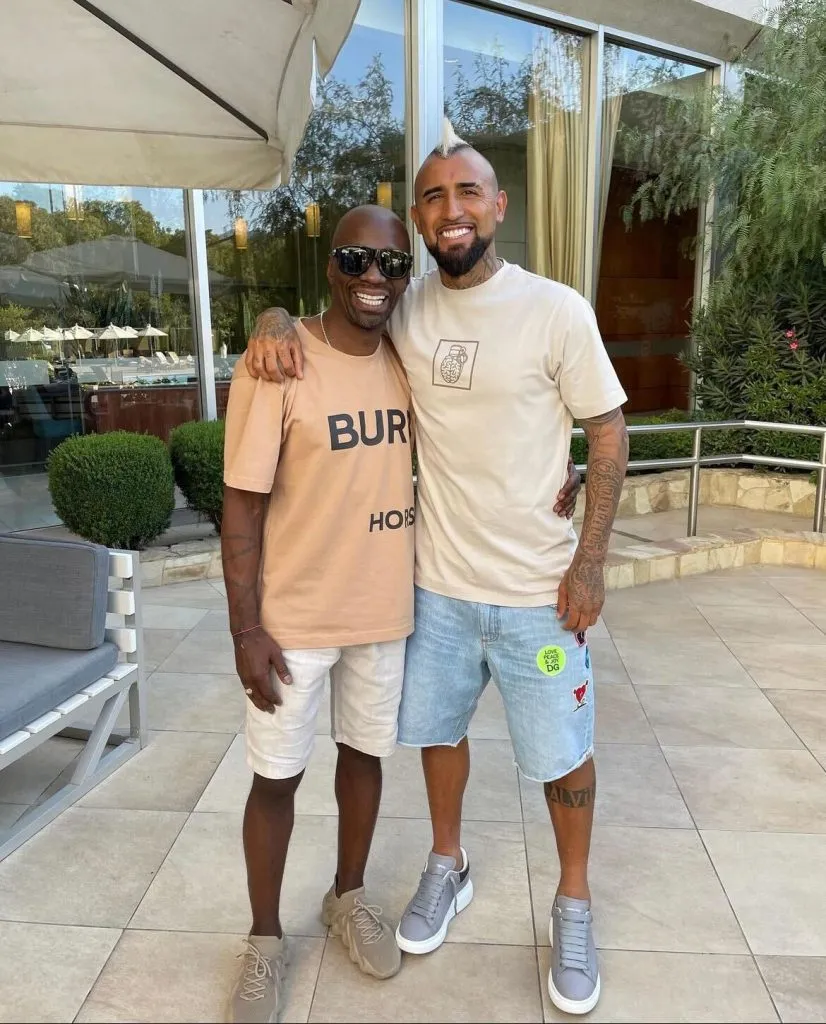Vidal también compartió con Makelele.
