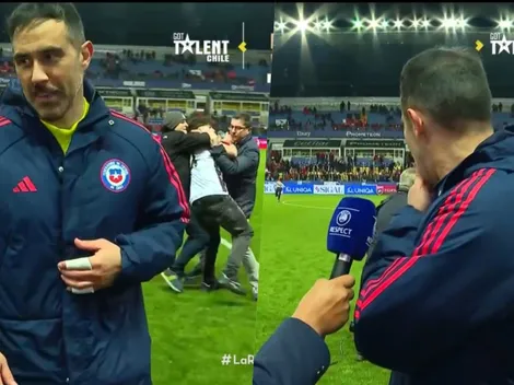 Bravo queda loco con guardias que atrapan a hinchas de Albania