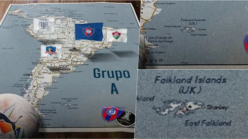 El polémico mapa que publicaron las redes sociales de Cerro Porteño.