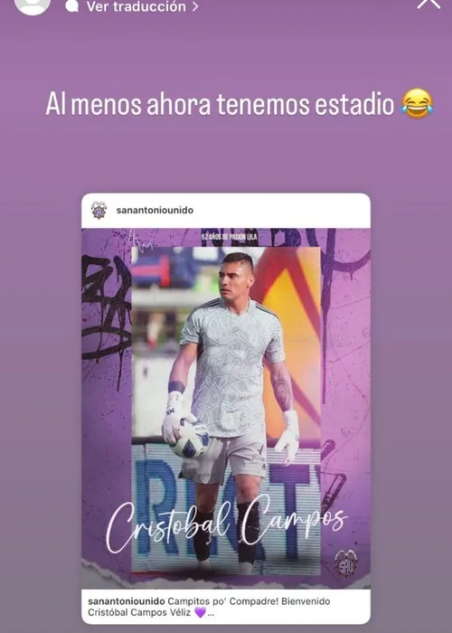 El mensaje de Julissa Campos contra Universidad de Chile. | Foto: Captura.